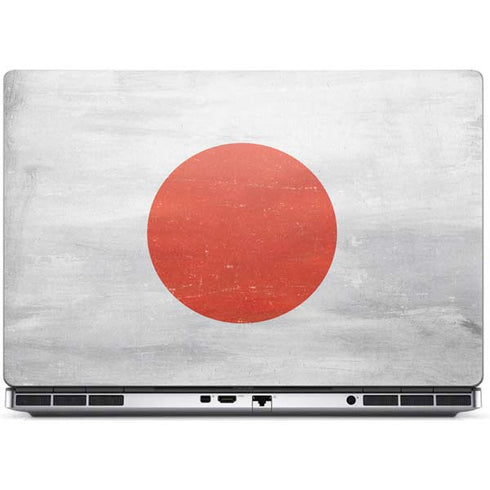 Japanese Flag Distressed Dell Precision Skin
